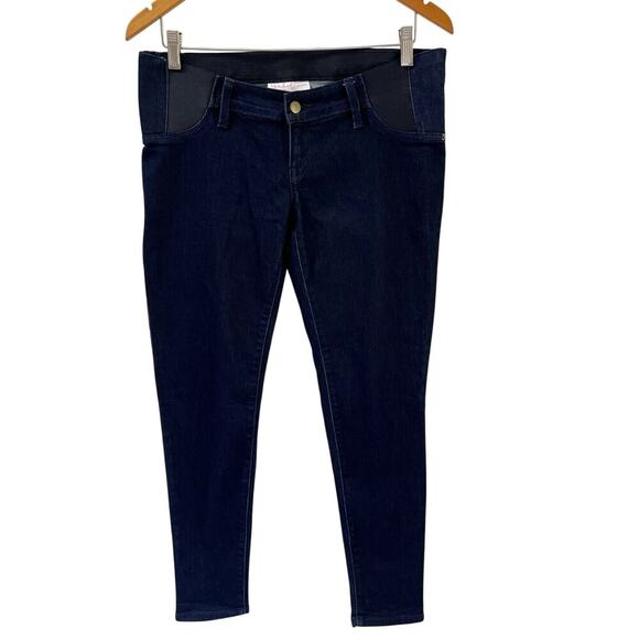 Isabel Maternity Womens Jegging Jeans 4/27R Dark Wash Under Belly Skinny Stretch - Picture 1 of 6